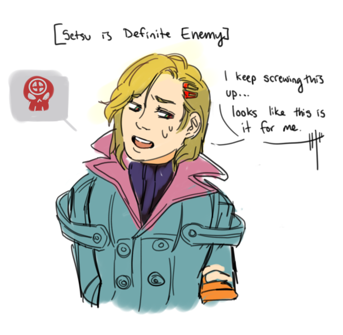 I'm the Guardian Angel and I decide who I'm gonna protecc ?

replaying #gnosia for scenes I missed, with Mia as the traveler this time. Setsu definitely learns this in a loop. 