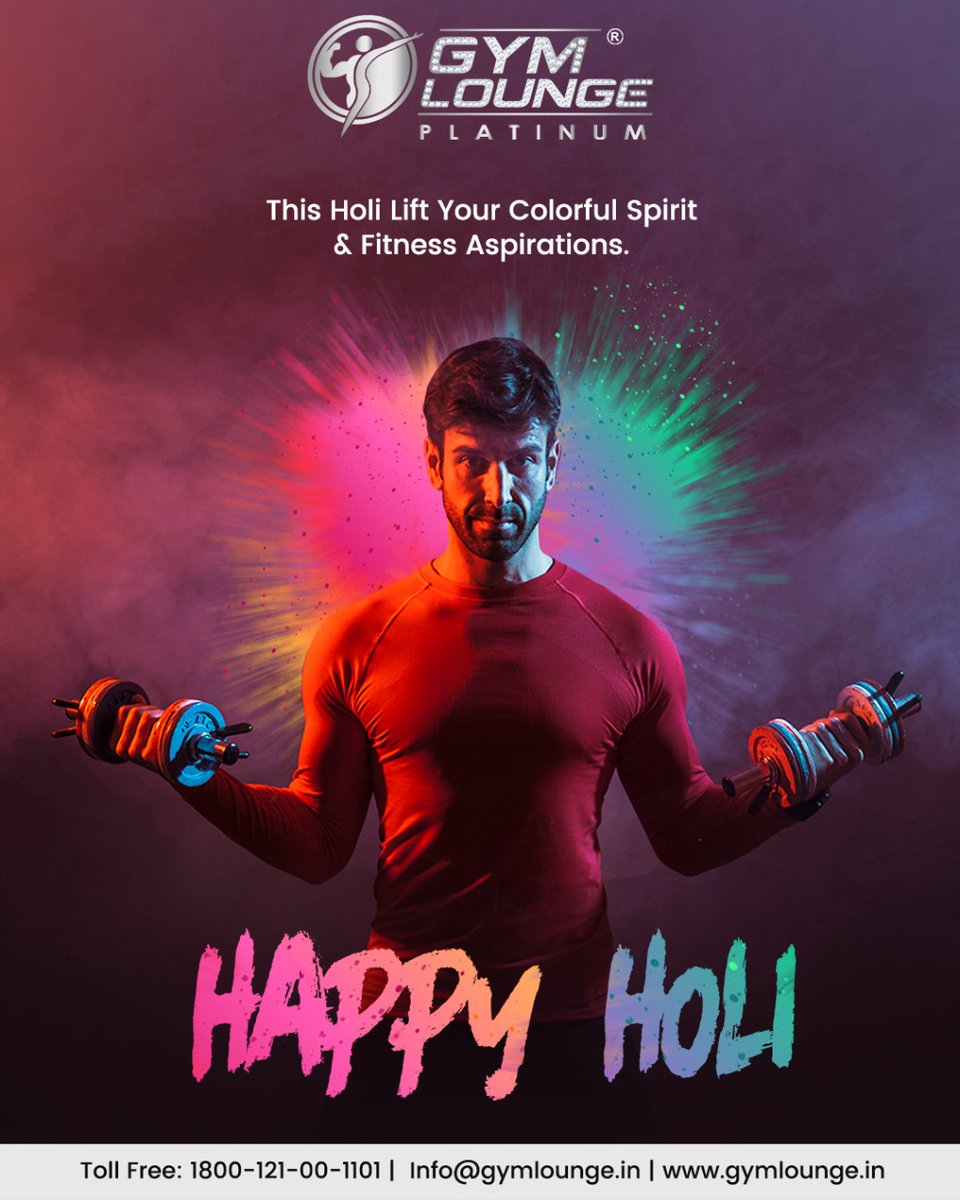 india_gym's tweet photo. May The Colorful Festival Of Holi Bring New Opportunities And Prosperity. 

Happy Holi!

#Holi #HappyHoli #India #HoliFestival #Love #Festival  #Colours  #Holihai #FestivalOfColors #IndianFestival #HoliFestivalOfColours #Dream #Build  #Transformation #Workout #WorkourEssential https://t.co/r8UFzcDhOY