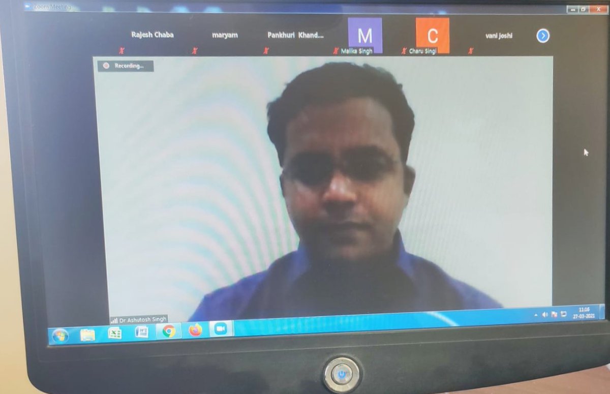 psych_indore's tweet photo. Today addressed the young and bright students of 'GSB Indore' through a webinar on  'Increasing trend of Substance Addiction Among Youths'.
My sincere gratitude to Major General (Dr.) Rajesh Chaba (Retd.) Sir for this opportunity. 
#psychiatrist #indore #GraduateSchoolOfBusiness https://t.co/MIMpPA8NzA