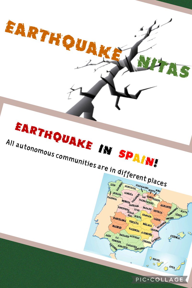 Empezamos con nuestro terremoto #Earthquakenitas. Nuestros alumnos nos ayudarán a poner las comunidades autónomas de vuelta a su sitio <a href="/IreCastilloHBS/">@teacherCastilloHBST</a> <a href="/HBST_Jana/">HBST_Jana</a> <a href="/EHumanitas/">Elena P. Humanitas</a> <a href="/LourdesHBS/">Lourdes HBS</a> <a href="/HBSTORREJON/">Humanitas Torrejón</a>