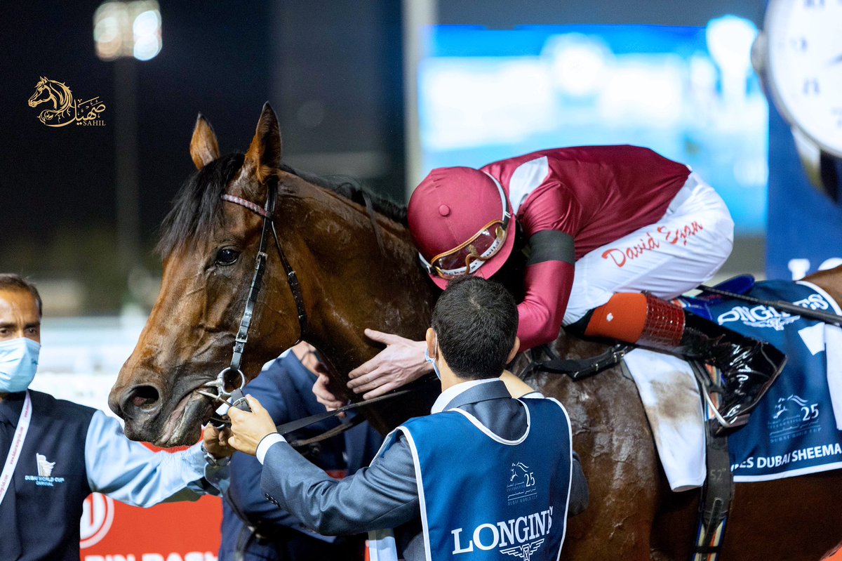 sahilhorse's tweet photo. #Mishriff 🇦🇪🏆🇸🇦
" مشرف " للأمير عبد الرحمن بن عبدالله الفيصل يواصل كتابة التاريخ ويحرز لقب دبي #شيما_كلاسيك عقب انقضاضه المثير على منافسيه وتحقيقه للمركز الأول خلال سباق G1 الذي امتد لمسافة 2410 متر في المضمار العشبي
مراسم التتويج بعد الشوط
#DubaiWorldCup 
#كاس_دبي_العالمي https://t.co/toyyUVbiRS