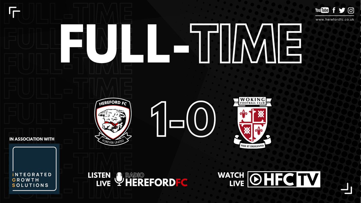 FULL TIME | HEREFORD ARE GOING TO WEMBLEY!!! #COYW
