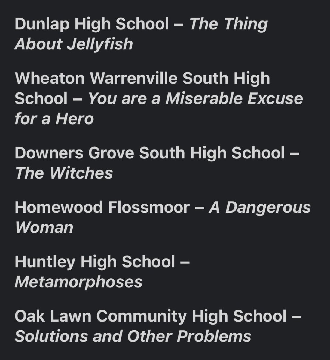 WWSpeech's tweet photo. Wheaton Warrenville South has advanced to the IHSA State Final Round in Group Interpretation! https://t.co/yvxfPa4IAv