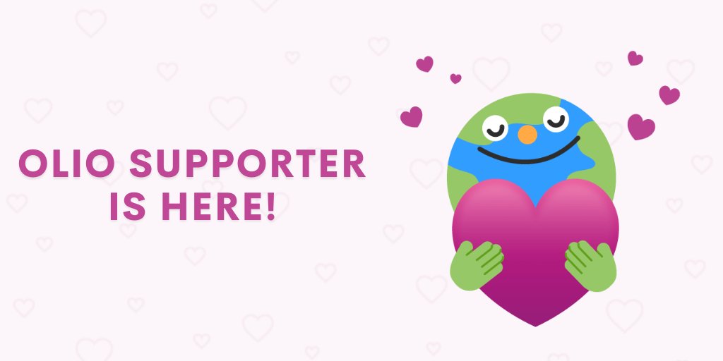 We’ve launched #OLIOSupporter! 💖

We’re giving you the chance to help our planet-saving mission! 

Become a Supporter today to unlock brand new in-app features including a map view of local listings and a special Supporter profile. 💚

(1/2)