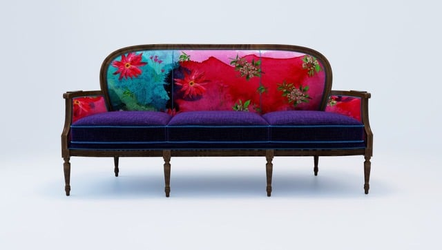 JaneEaton10's tweet photo. Debut of The Italian Job. Collaboration between https://t.co/zLIXeeuLgo and https://t.co/cuoBYu9ZA6 elegant, stylish chairs and sofas - art for fabric and furniture - interior design and textile design marriage. Full range available soon. https://t.co/uVtz7Itkpo