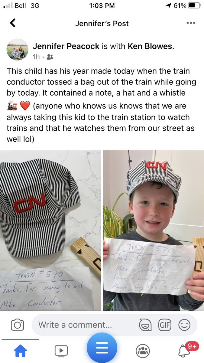 Drunky8383's tweet photo. Thank you so much CN Rail!! @CNRailway https://t.co/sHkJxsq55U