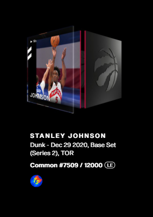 KnottedTrader's tweet photo. * TOPSHOT GIVEAWAY *

badges are here!! 

Topshot debut badge Stanley Johnson up for grabs!

rules:
*must Retweet and follow
*winner will be selected 3 days from today on march 30th

 good luck everyone! #Topshot #NBATopshot #NFT #Blockchain #Topshotgiveaway https://t.co/403xzfjb6K
