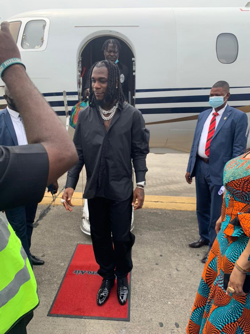 burnaboy's tweet image. HOMECOMING PHC.🙏🏾❤️