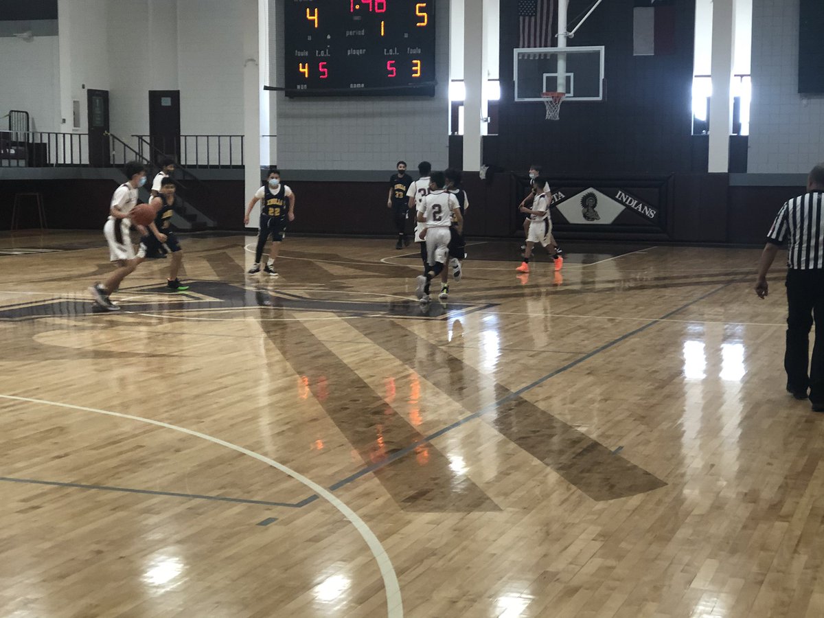 DGonzalezPHS's tweet photo. After a big win in our first basketball game, our Braves showed up to participate at Saturday Camp. #BowUp 
@DrLauraVen @CarmenChavira16 @YsletaMS https://t.co/uNEA8Bl3F2