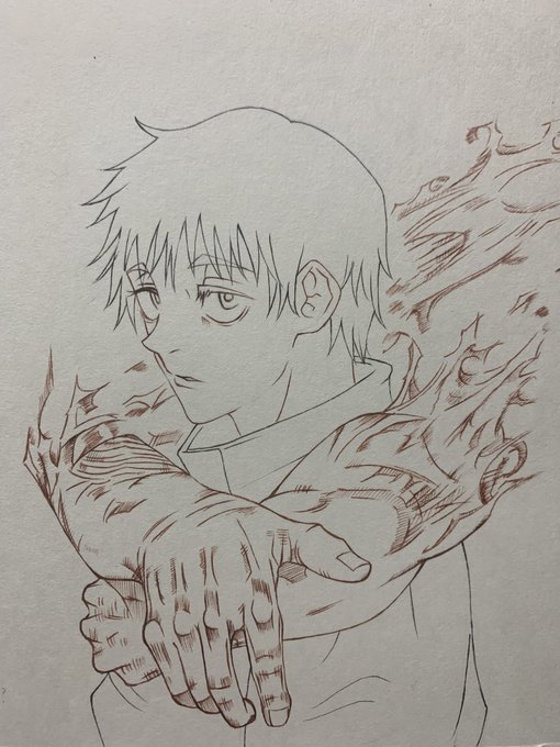 #乙骨憂太  #呪術廻戦  #模写  #wip 