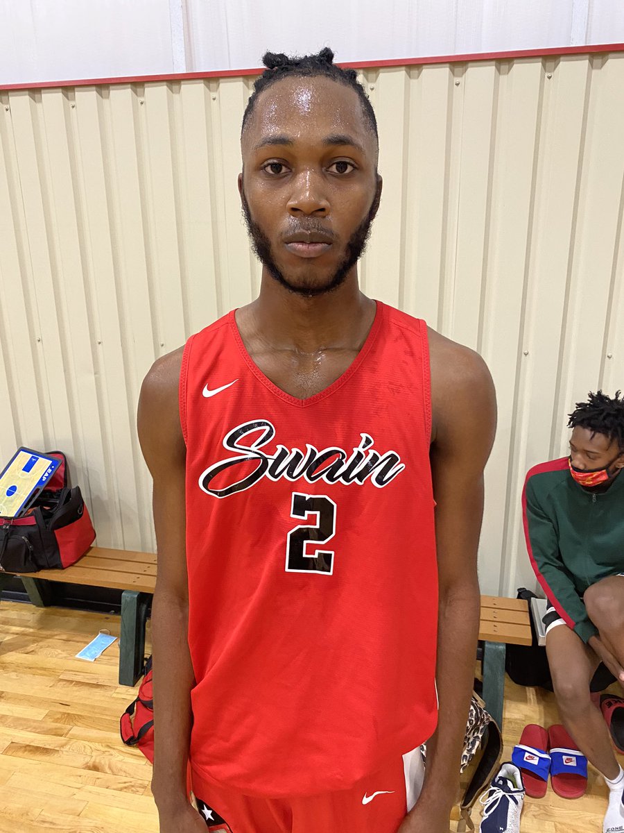 ‘21 6’7 Davorian Rudolph (Tri Cites HS, GA) 6’11 wingspan, athletic skilled big man for <a href="/swainbasketball/">Swain Basketball</a> #GRGL2021