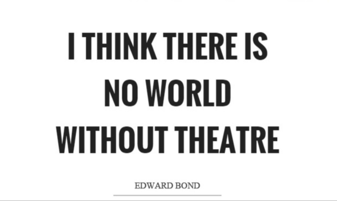 JoePSterling's tweet photo. #worldtheatreday So excited to be back in a theatre as soon as possible! https://t.co/O0g6MHlioO