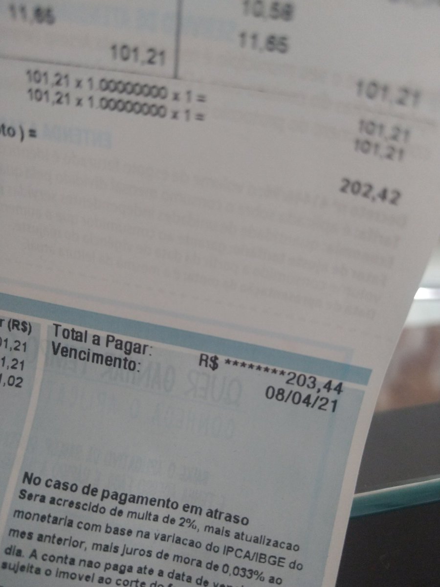 evertonhsj's tweet photo. @sabesp poxa Sabesp, em plena pandemia, sem renda alguma, vocês fazem isso? Podem verificar, eu sempre pago menos que a metade desse valor, fiz as mesmas coisas durante o mês, teve dias em que nem fiquei em casa... Não é possível, me ajudem por favor 😔😔 https://t.co/63TYDizsWg