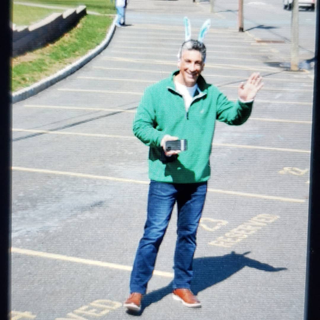 Thanks <a href="/michaelmelham/">Michael Melham</a> for a fun, safe visit w/ The Easter Bunny &amp; friends!!