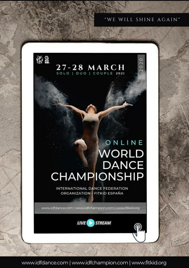 EsportFemBDN's tweet photo. Aquest cap de setmana se celebra el campionat internacional de dansa #online. Diumenge 28 de març a partir de les 16h podreu veure als @FitkidB #Badalona al canal de @YouTube Fitkid España. 🤸‍♀️🤸‍♂️
#IDFWorldDanceChampionship
#fitkidorg #fitkidespaña #fitkid #dance https://t.co/8R6XJZX745