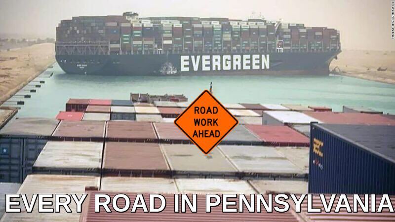 MichaelGotBars's tweet photo. #Evergreen #EVERGIVEN #Suez #Pennsylvania https://t.co/gtpVdQlXMk