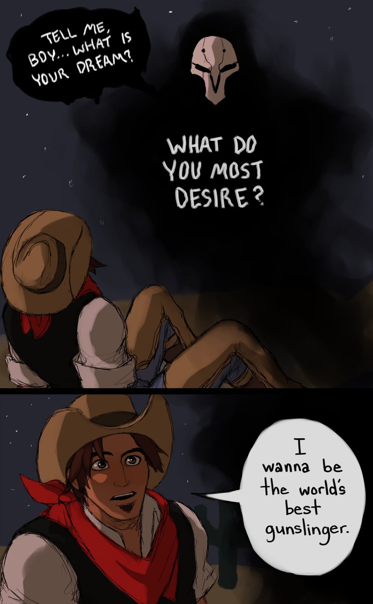 Had to doodle a lil comic for @cybuuorg 's fic 'the ghost basin' ?
Love me some of that sweet, sweet Jesse angst ♥️