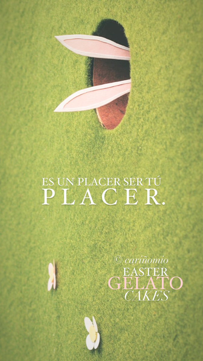 cariniomio's tweet photo. Es un placer ser tú placer!!! #easter #gelato #cakes #gelatolove #Easter2021 #EasterBunny https://t.co/Xp1NnbUJ8N