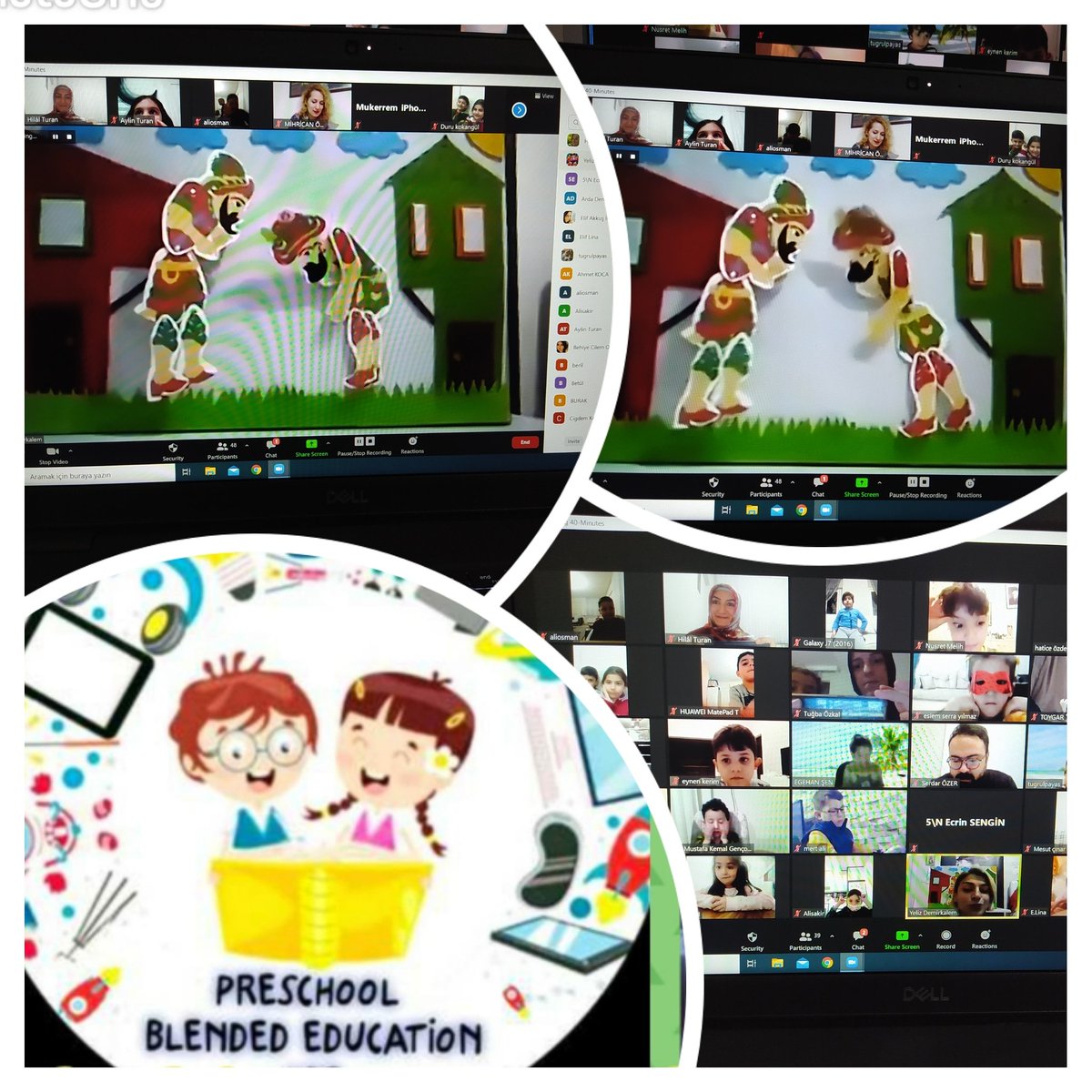 Bugün @PBE_2020 etwinning projemiz kapsamında, proje öğretmenlerimizden @ogretmenanne34 tarafından çeşitli illerden 40 öğrencimize Hacivat ve Karagöz kukla gösterisi sunduk... 😊
<a href="/tretwinning/">eTwinning Türkiye</a> <a href="/eTwinningDestek/">eTwinning Projects Dissemination</a> <a href="/eTwinningAnt07/">eTwinning Antalya</a>