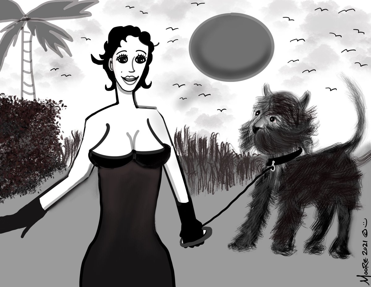 EyelpaintuMoore's tweet photo. #SaturdayThoughts #SaturdayVibes #WalkingTheDog #OneMooreMoment #Dogs #DogWalker #Sunshine #Art #artist #ArtistOnTwitter #spring #SpringBreak #SunnyDay #MarchMadness2021 #MooreArt #DontStopBelieving #MooreSteveMoore https://t.co/oqVHzds9KL