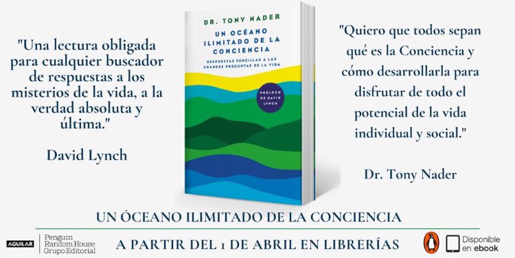 La palabra del futuro es CONCIENCIA #libros #books <a href="/FundDavidLynch/">Fund. David Lynch AL</a> <a href="/DAVID_LYNCH/">David Lynch</a> <a href="/penguinlibrosar/">Penguin Argentina</a>  Atraé el futuro 😊💪🚀⭐️🌈🤩drtonynaderlibros.com