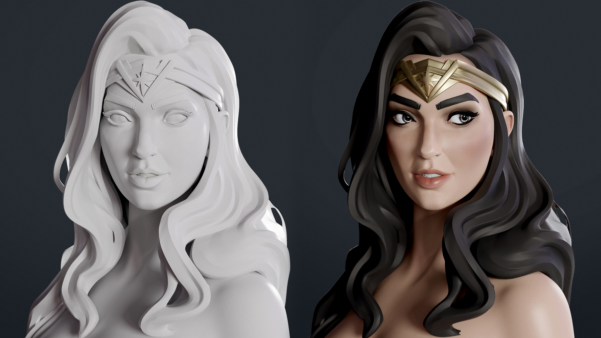 Wonder Woman #fanart #blender #galgadot #justiceleague #wonderwoman #3dart pixiv.net/artworks/88751…