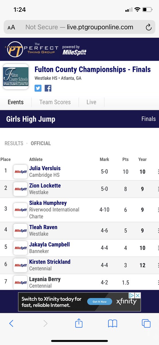 Fulton County Champions‼️👏🏼👏🏼👏🏼⁦<a href="/Cambridge_Track/">Cambridge HS T&F</a>⁩