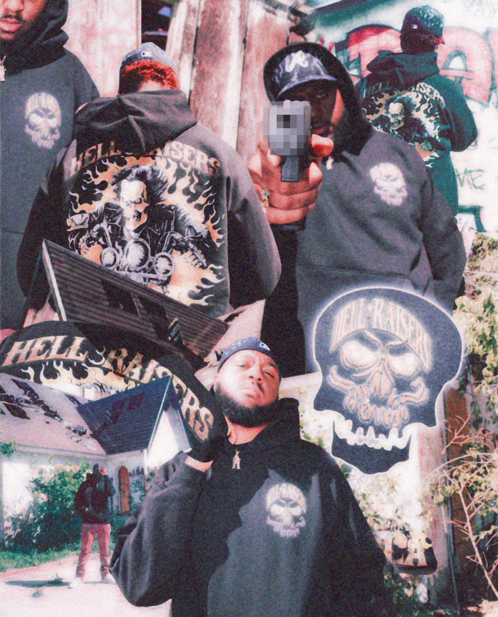 OCLA_'s tweet photo. NEW SHIT DROPS TODAY! 

‘HELL RAISERS’ HOODIES DROP TODAY @ 12PM PST TODAY! 

FIRST 10 ORDERS WILL GET FREE SHIPPING!

https://t.co/3M6Klso0hJ https://t.co/vjexym0s5n
