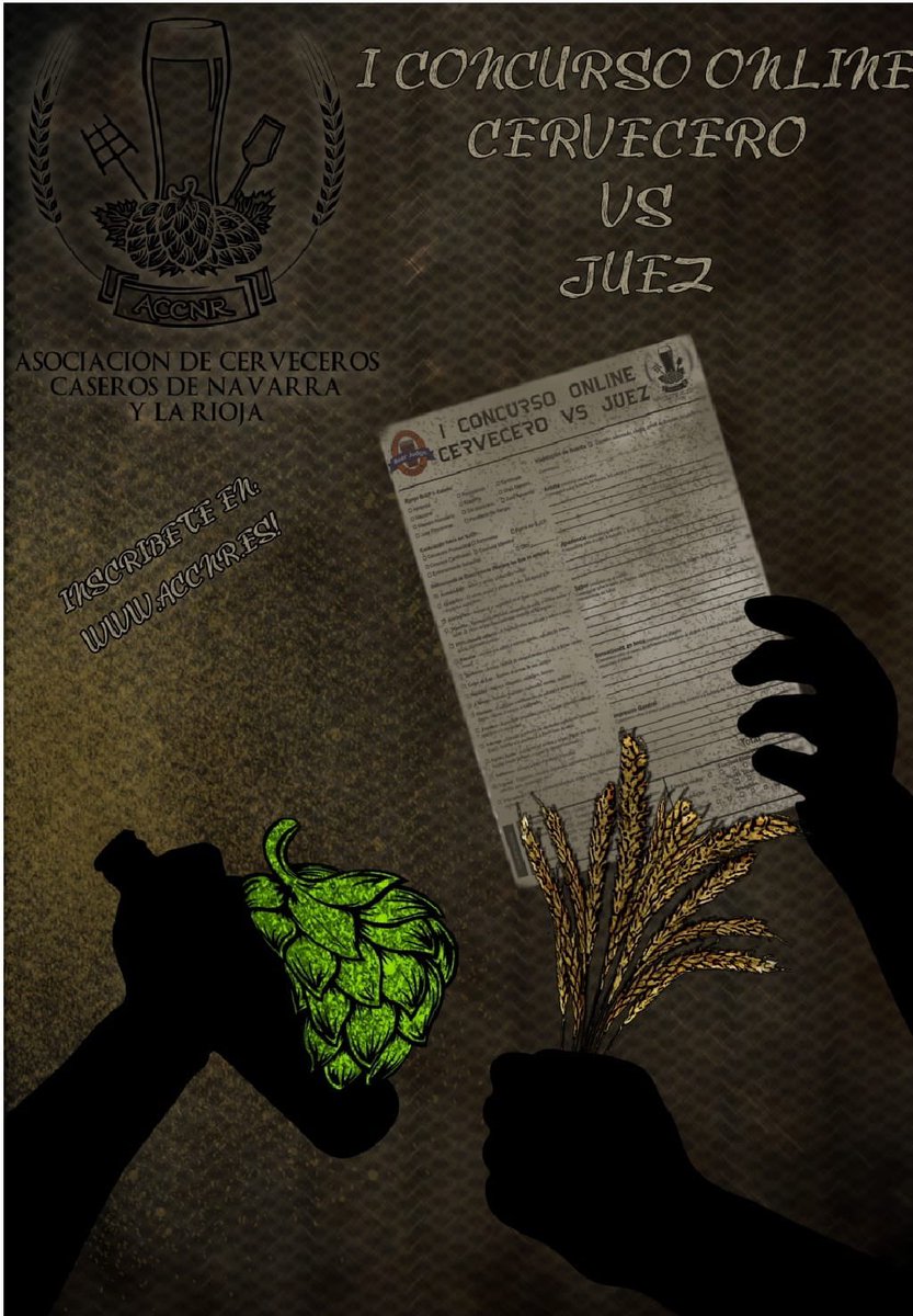 accnr1's tweet photo. Concurso a la vista!!!! Defiende tu birra ante los implacables jueces BJCP. Exclusivo para socios Accnr. Bases en https://t.co/vZcmfuAWwg https://t.co/PTOKxVkXkC