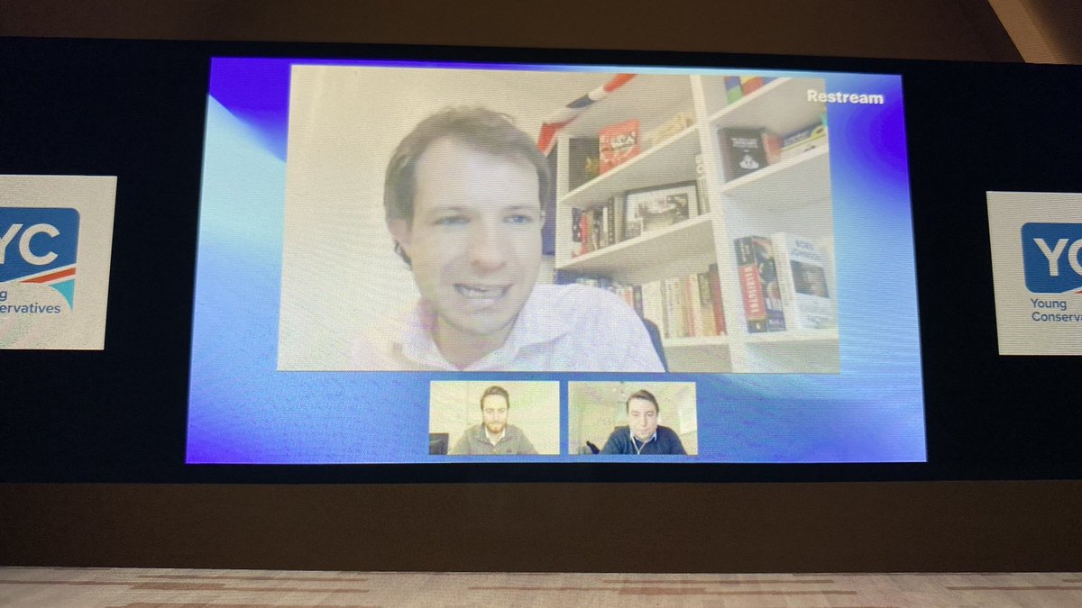 AndrewBowie_MP's tweet photo. Great way to end today's session at @Conservatives Spring Forum with two MPs who exemplify the best of our 2019 intake- @JacobYoungMP and @Shaun4WBW.
Thanks for all the great questions and for engaging with #CSF21.
Now to get campaigning for our brilliant candidates #Election21 https://t.co/vG0dJJA5At