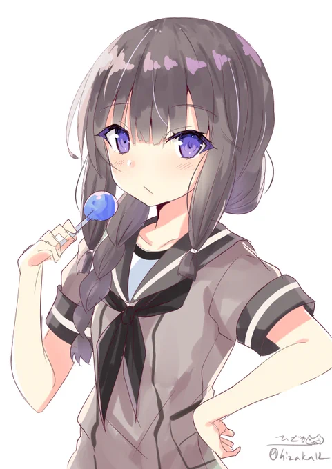 アメを舐める北上さま
#艦これ版深夜の真剣お絵描き60分一本勝負
#艦これ版真剣お絵描き60分一本勝負_20210327 