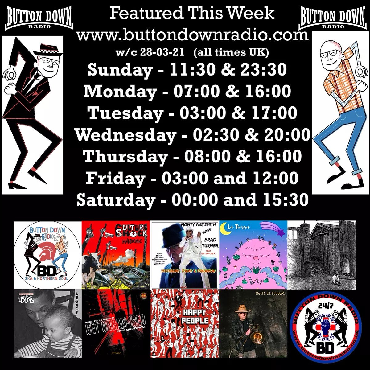 Button_Down5446's tweet photo. Would you look at what we are playing you next week in our Featured This Week sessions on https://t.co/JpO88fR6mC
#ska #NewMusic #bdr #buttondownradio #skamusicintensifies https://t.co/XUJSgNkh5W
