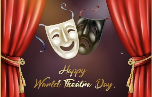 MWCTheatre's tweet photo. “There’s theatre in life, obviously, and there’s life in theatre.” -  Charlie Kaufman #WorldTheatreDay2021 https://t.co/BcNKpNCjqT