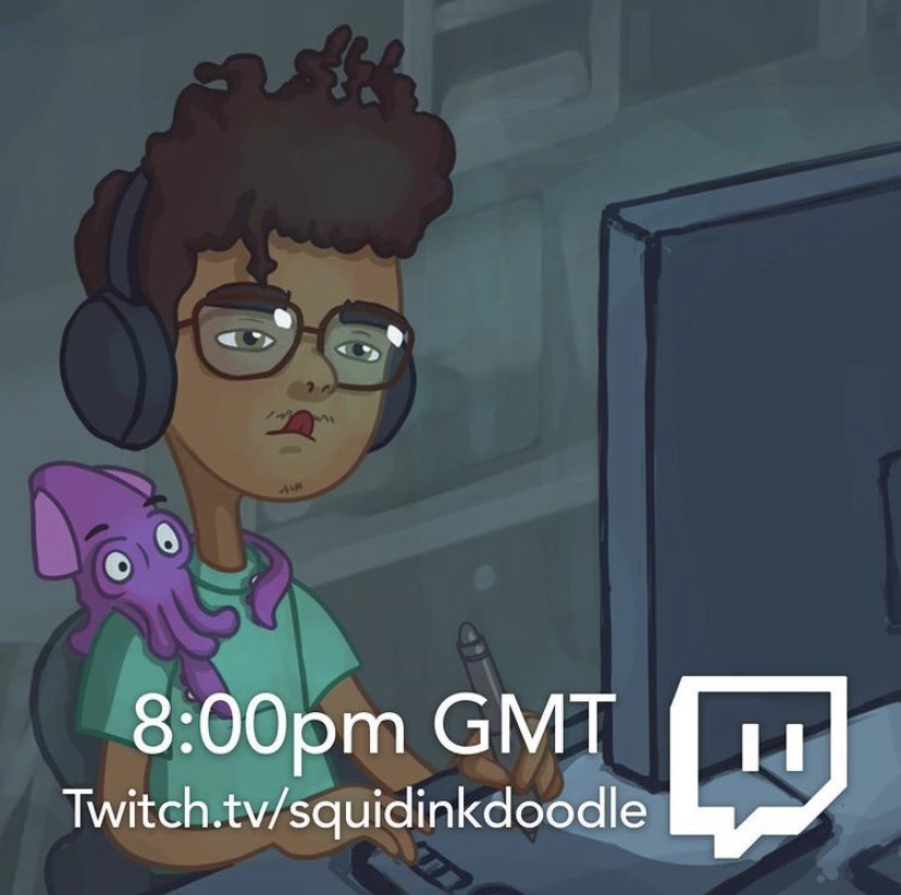 squidinkdoodle's tweet photo. Streaming tonight on twitch come hang out. Will be drawing random stuff. 
https://t.co/Lavt9oETZC

#twitchstreaming #twitchartist #artstreamer #doodle https://t.co/brkT9ep5n2