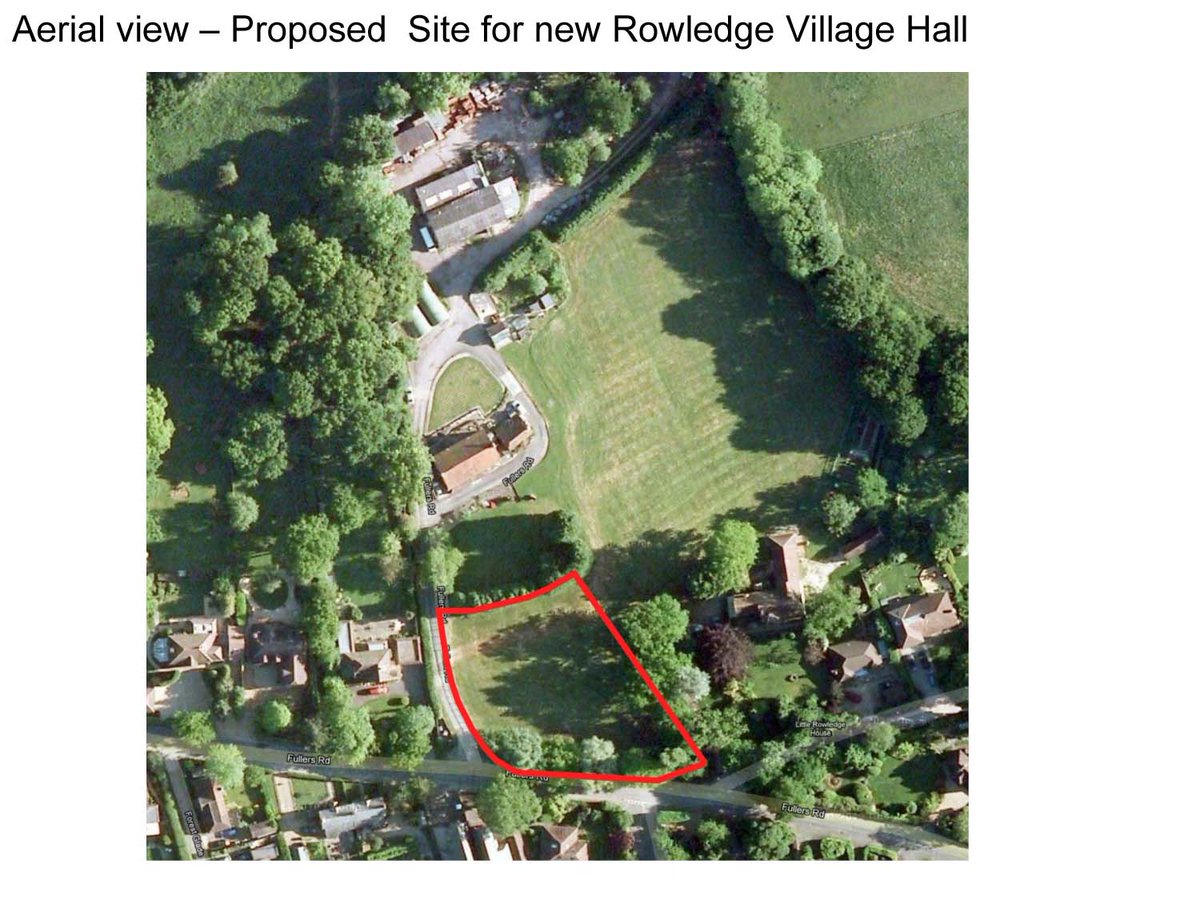 RowledgeVH's tweet image. Option Deal agreed for site for new Rowledge Village Hall!  Go to facebook.com/rowledgevillag… for more details...