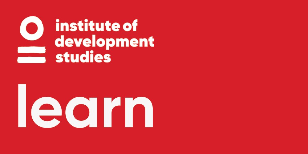 IDS_UK's tweet photo. What are some of the most frequently asked question about an IDS #mastersdegree? In this webinar Linda Waldman, Director of Teaching and Learning addresses new and prospective students who are just starting their journey at IDS.
https://t.co/FfmtOxdFcK
#DevStudies #MADev https://t.co/tjvIRD7kA8