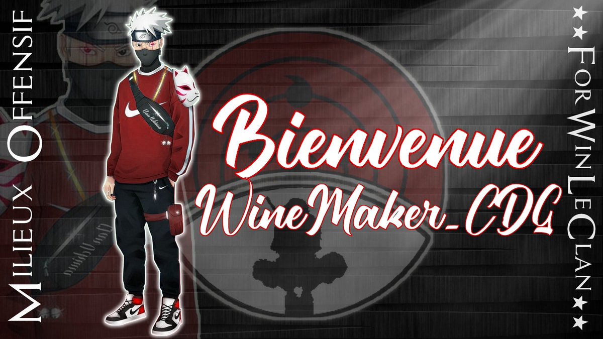 ClanUchiwa_'s tweet photo. 🔥Recrutement 🔥

Notre dernière recrue :
@WineMaker_CDG

Bienvenue dans la famille et bonne saison à toi https://t.co/O3L7T8WfFk