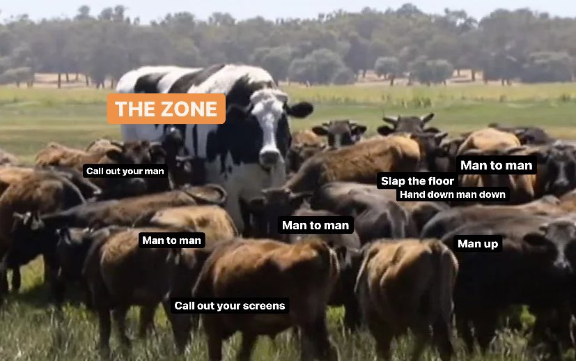 JakeMarsh18's tweet photo. I think I’m more excited for “The Zone” memes that @PFTCommenter comes up with tonight more than the actual game itself 🍊. https://t.co/HW3AqwwuBt