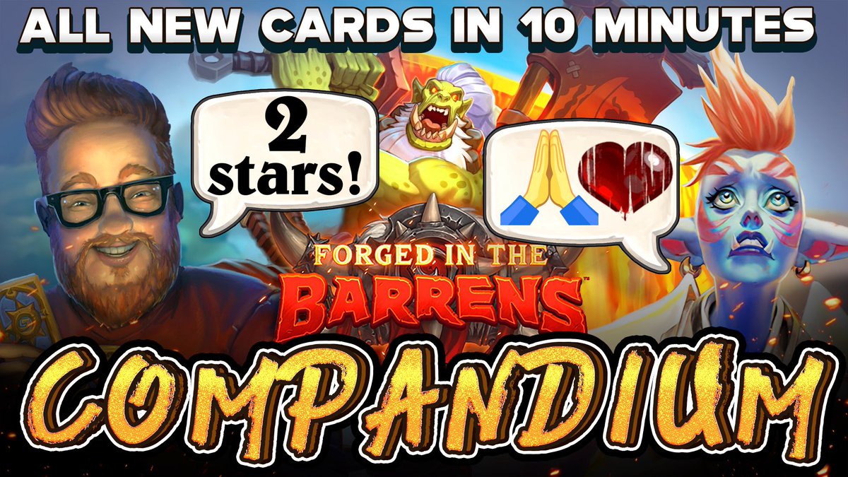 HS_mathematics's tweet photo. #ForgedintheBarrens Compendium. Based on the ratings from players from #OutOfCards and  #HearthstoneTopDecks sites, I have determined the expected power factor for each new card. And also as the icing on the cake, I added the rating from RegisKillbin. :]

https://t.co/WzsFirQlS5 https://t.co/vsoCHOvHpB