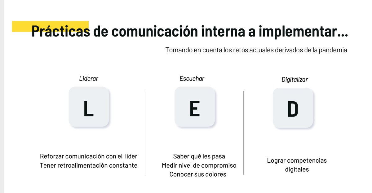 dul_coronado's tweet photo. Derivado de la charla que tuvimos con @sucaceres 
Hoy en día la fórmula que las empresas deberían implementar en temas de comunicación interna es: 
Liderar + Escuchar + Digitalizar
Abrazo hasta Chile!! 
@Efpalacios https://t.co/qJppn0nrxe