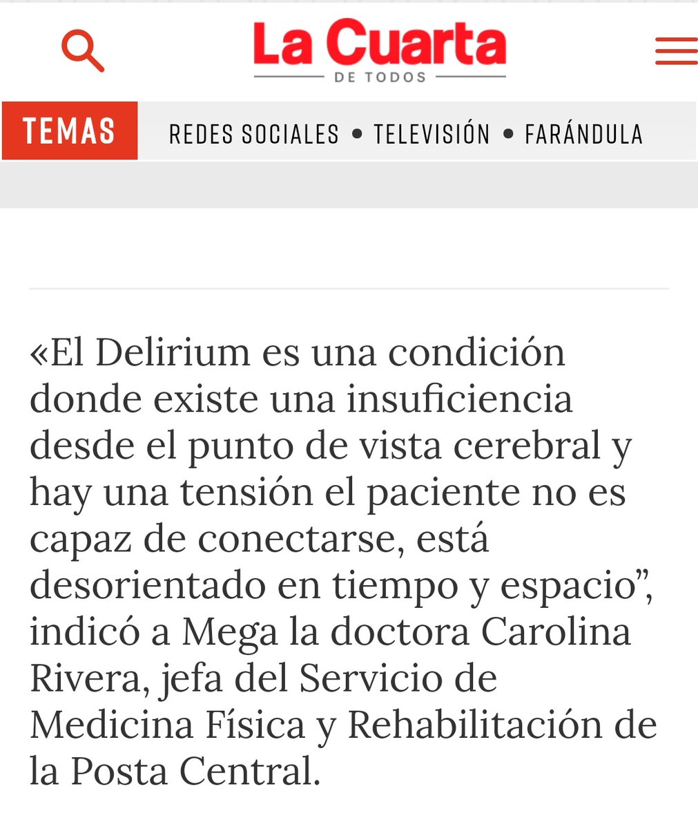 Esta debe ser la semana más mediática de mi vida y la quiero aprovechar. Si ud esta leyendo, todos los pacientes críticos tienen secuelas. TODOS. Y tanto yo, mis colegas, todos los equipos de Rh NO DAMOS ABASTO. No lo hacíamos antes tampoco pero ahora menos (sigue)