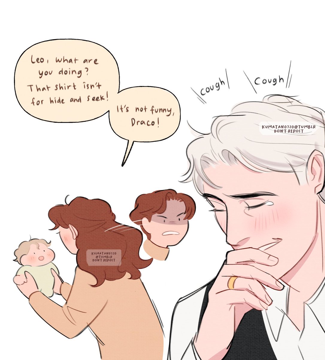 Leo thought it was playtime lol #dramione