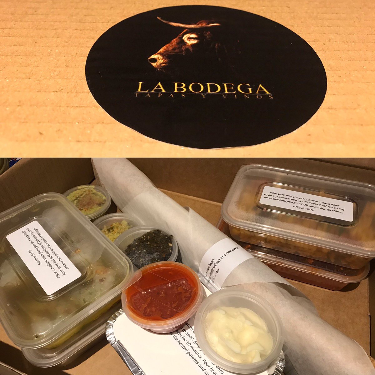 caitrionaokIE's tweet photo. Trying #BodegaBox from @labodegaranelag tonight π π #supportlocal https://t.co/0weuCtGyhA