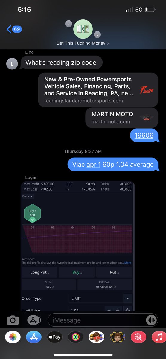 KxNGDM_'s tweet photo. I literally had this call and told my boys about it! @Kinser44 ! We on to the bag! https://t.co/axqMc8Dz4J