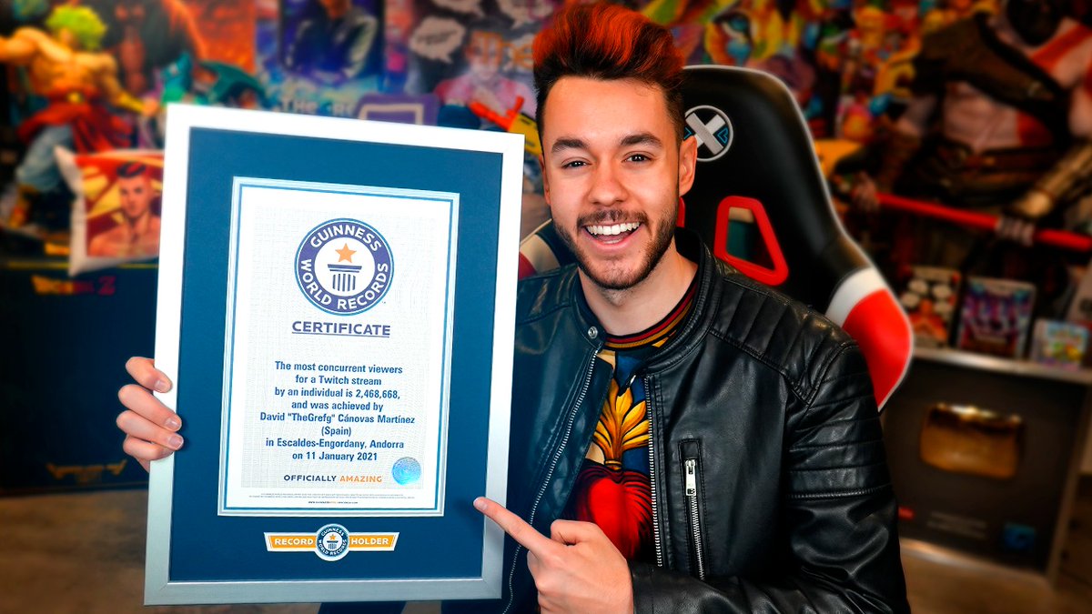 TheGrefg's tweet photo. #NewVIDEO 

😱❤ TENGO UN WORLD RECORD GUINNESS ❤😱

RT y disfrutad!! ▶ https://t.co/32QjaUdScL https://t.co/WyazrIE3mD