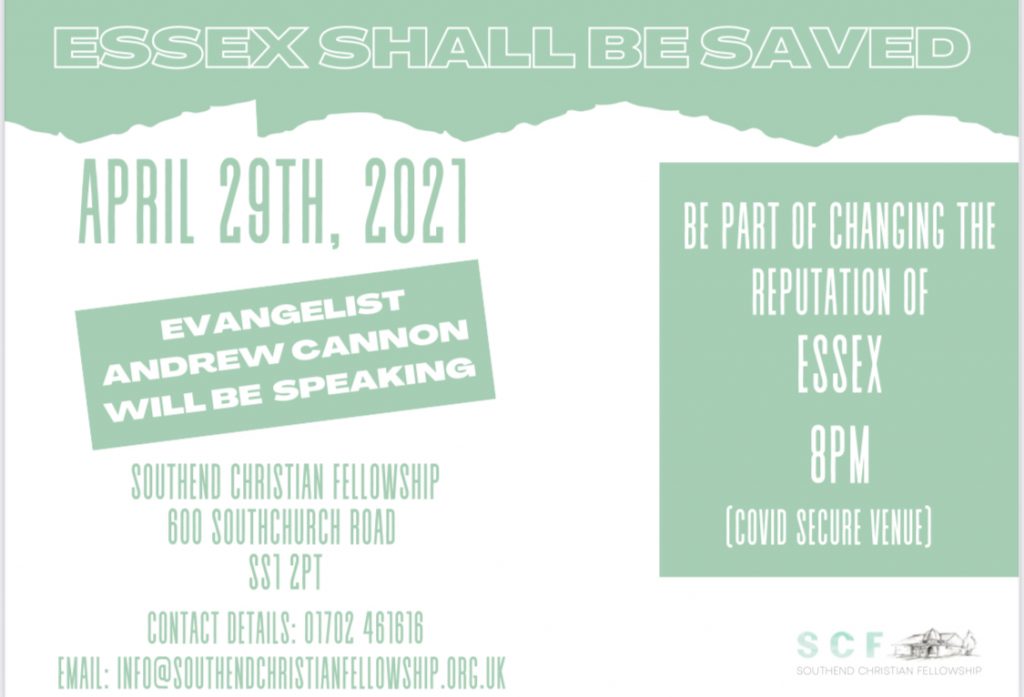 Local events: Essex Shall Be Saved dlvr.it/RwVT4P