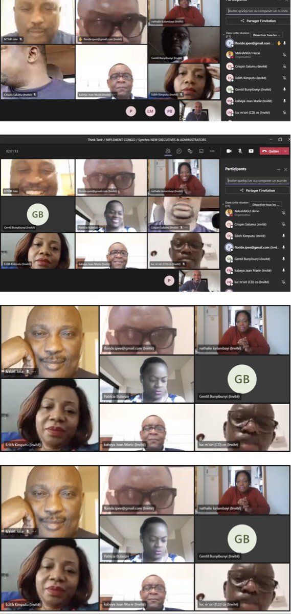 implementCongo's tweet photo. 📙🇨🇩Crise sanitaire COVID-19 ...
Confinement, Couvre-feu,
Mesures de distanciation sociale,
Mesures de freinage renforcé, Home Working,...
Nos groupes se réunissent, nos meetings sont tout de même organisés via Microsoft TEAMS. #ImpCO #ThinkTank #Implement #RDC #DRC @mahanguHM https://t.co/K59sNvLAJg