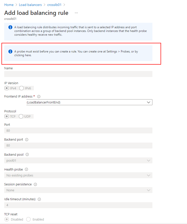 kumaran16's tweet photo. @AzureSupport Hi, is there a specific reason I can't create a 'Health probe' in cross-region load-balancer? https://t.co/5aTKIz3vnI
