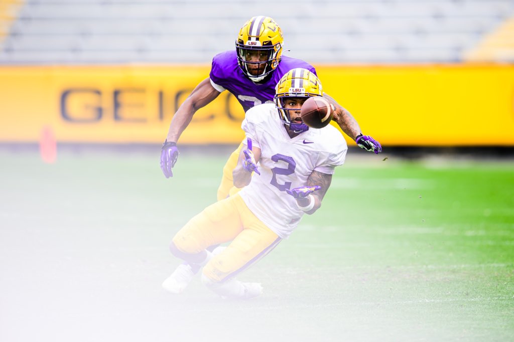 LSUfootball's tweet photo. Saturday in Death Valley https://t.co/HOwZp0FwXQ