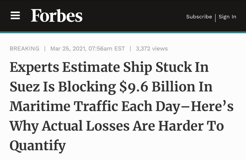 mbjackson01's tweet photo. Who would win?
Capitalism 
                 OR 
                     One boat in the Suez Canal https://t.co/eyHgD8wqz3